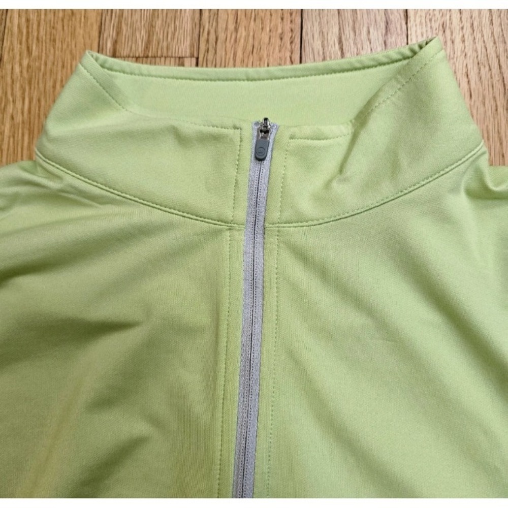 Peter Millar Mens S‎ Crown Sport Perth Melange Performance 1/4 Zip Yellow/Green - Picture 6 of 9